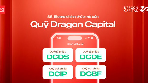 SSI iBoard mở rộng danh mục sản phẩm quỹ mở, bổ sung danh mục quỹ Dragon Capital