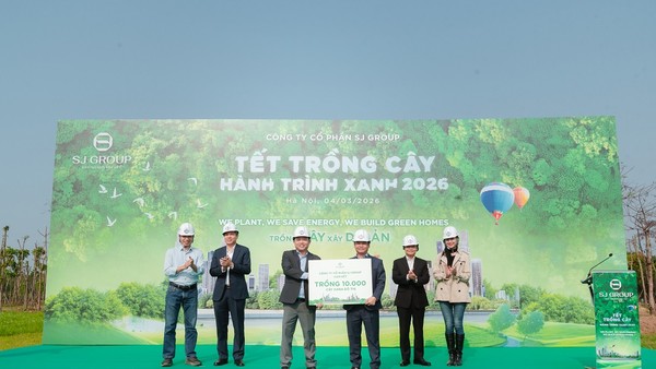 SJ Group trồng mới 10.000 cây xanh tại Nam An Khánh