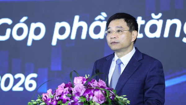 Bộ trưởng Bộ Tài chính Nguyễn Văn Thắng phát biểu chỉ đạo tại hội nghị. Ảnh: Dũng Minh