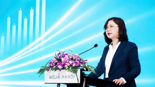 Chủ tịch UBCKNN Vũ Thị Chân Phương phát biểu tại Hội nghị