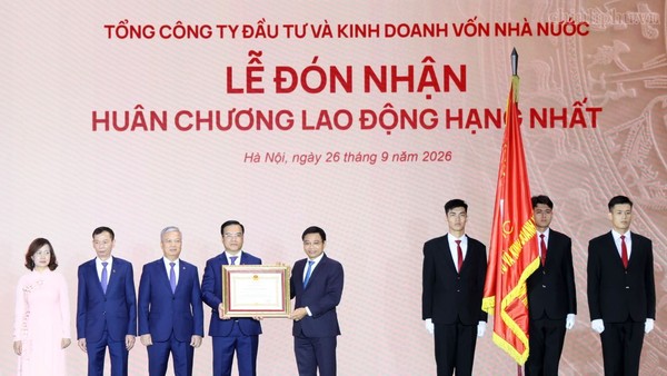 SCIC đón nhận Huân chương Lao động Hạng Nhất. Ảnh: Chính phủ