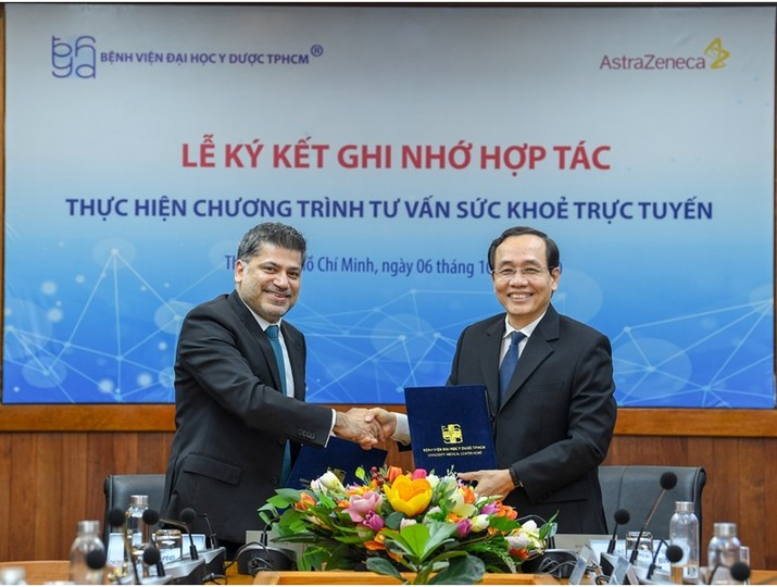Bệnh viện Đại học Y Dược TP.HCM hợp tác với AstraZeneca tổ chức chương trình tư vấn sức khoẻ trực tuyến