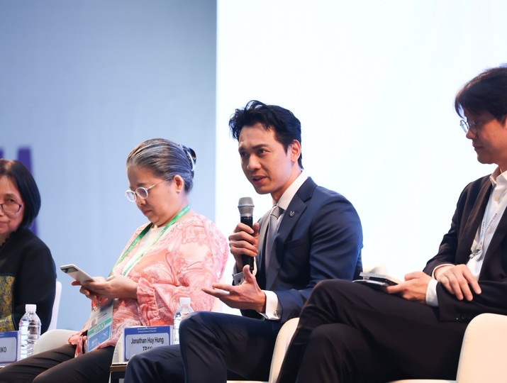 Ông Trần Hùng Huy phát biểu tại phiên thảo luận của APEC Public Private Dialogue 