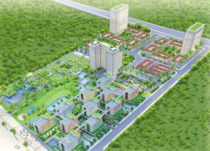 Phối cảnh tổng thể Dự án Khu du lịch Đại Dương.