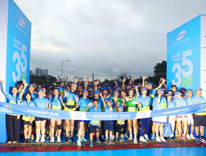 Giải Gemadept Run 2025 thu hút gần 5.000 vận động viên tham dự