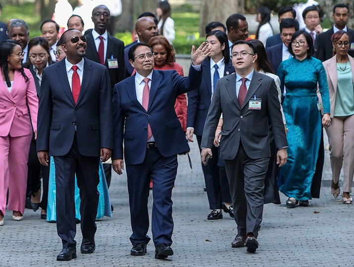 Thủ tướng Phạm Minh Chính đón, hội đàm với Thủ tướng Ethiopia 