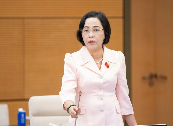 Phó chủ tịch Quốc hội Nguyễn Thị Thanh.