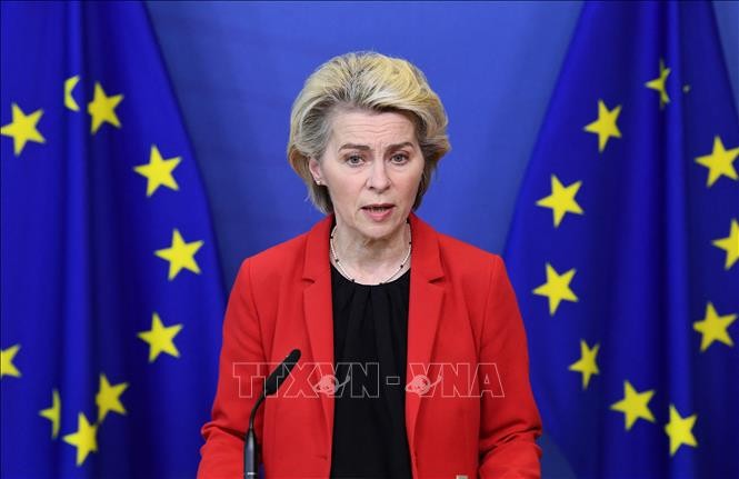 Chủ tịch Ủy ban châu Âu Ursula von der Leyen. Ảnh: AFP/TTXVN