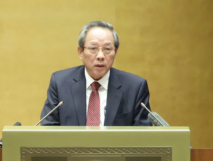 Phó trưởng ban Thường trực Ban Tổ chức Trung ương Hoàng Đăng Quang. Ảnh: Duy Linh. 