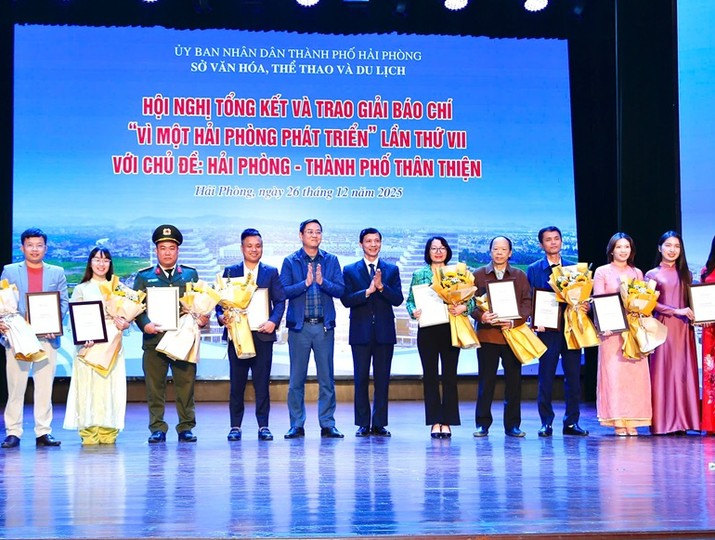 Báo Tài chính - Đầu tư đoạt Giải báo chí Vì một Hải Phòng phát triển lần thứ VII 
