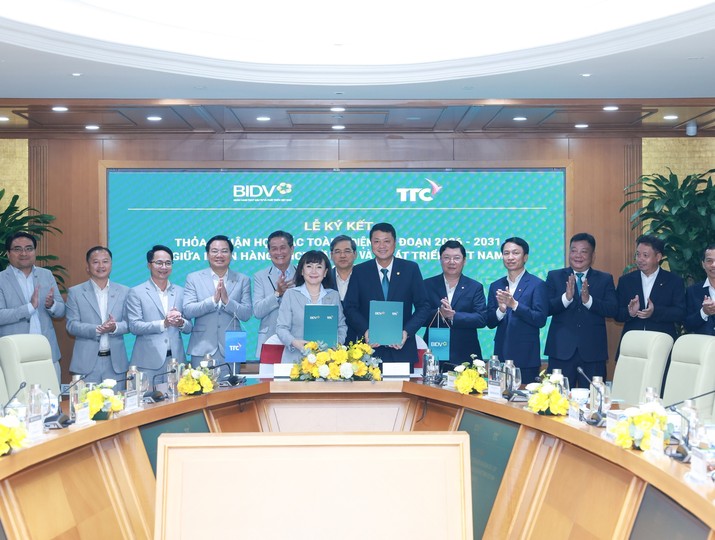 Thỏa thuận hợp tác toàn diện giữa TTC và BIDV giai đoạn 2026 - 2031, đánh dấu bước tiến mới trong quan hệ hợp tác giữa hai bên