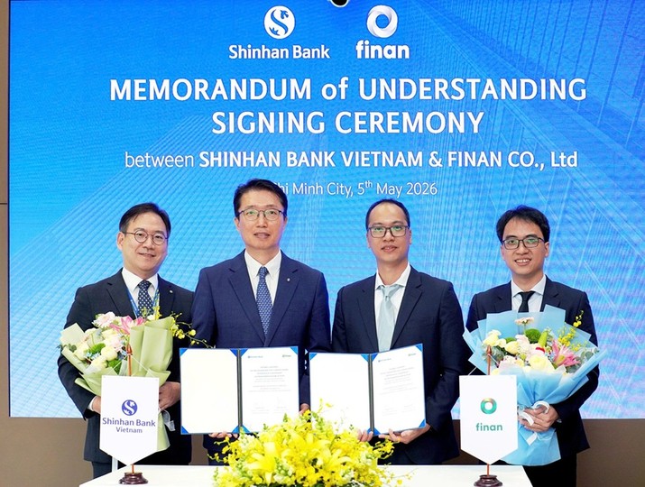 Ngân hàng Shinhan hợp tác cùng Finan ra mắt ứng dụng Shinhan Store cho hộ kinh doanh