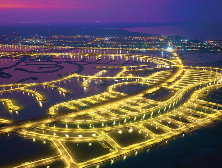 Dự án Khu đô thị lấn biển Cần Giờ, quy mô 2.870 ha, tổng vốn đầu tư hơn 10 tỷ USD, đang được triển khai rầm rộ.
