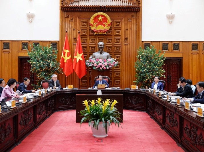 Phiên họp của Thường trực Chính phủ chiều ngày 26/2.