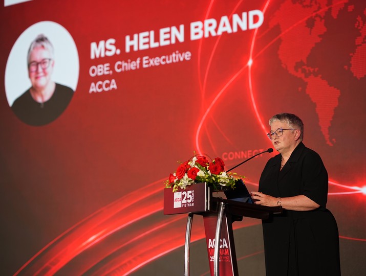 Bà Helen Brand, Tổng giám đốc ACCA toàn cầu. Ảnh: ACCA Việt Nam