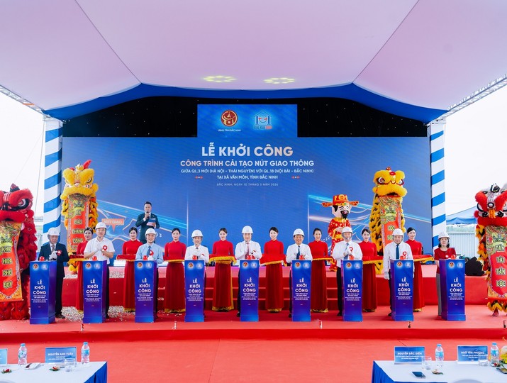 Bắc Ninh và Hưng Ngân Group khởi công nút giao thông quan trọng tại cửa ngõ thủ phủ công nghiệp Yên Phong 