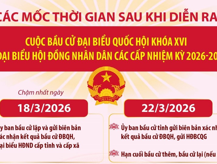 Bầu cử Quốc hội và HĐND: Các mốc thời gian sau khi diễn ra cuộc bầu cử