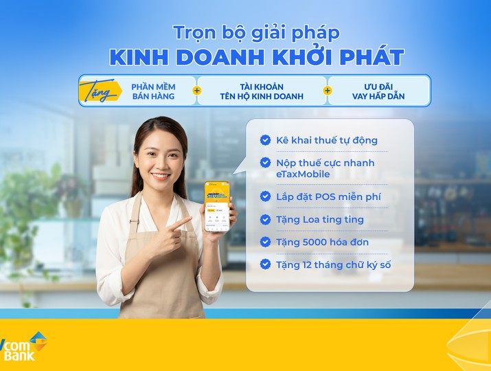 PVcomBank cung cấp bộ giải pháp hỗ trợ Hộ kinh doanh chuẩn hóa tài khoản và thuế 