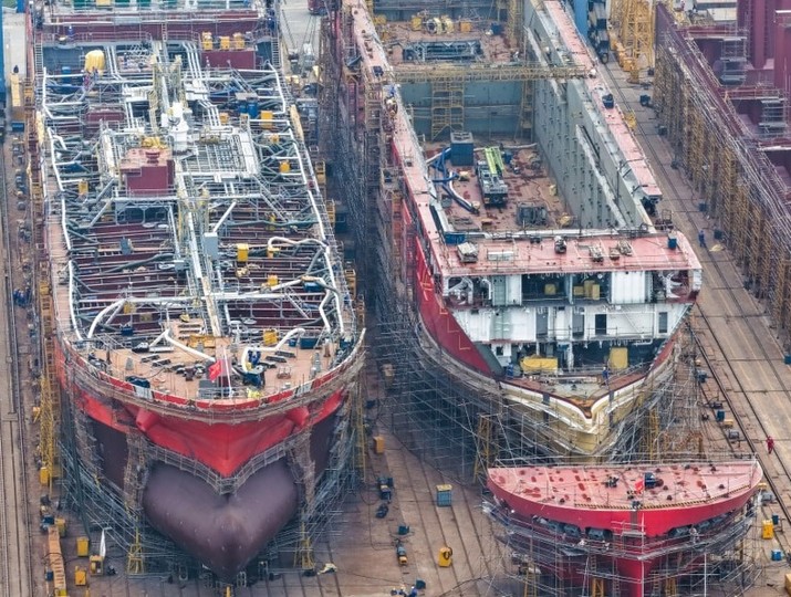 Các xưởng đóng tàu của Trung Quốc hưởng lợi từ xung đột Trung Đông