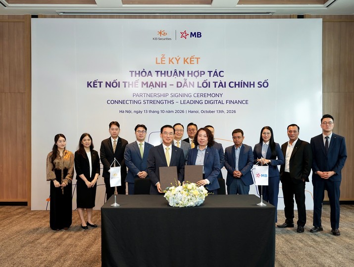 Ngân hàng MB và Chứng khoán KB Việt Nam ký kết hợp tác