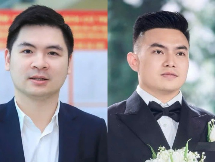 Ông Đỗ Vinh Quang, Chủ tịch HĐQT Vietravel Airlines (trái) và ông Nguyễn Viết Vương, Tổng giám đốc Tập đoàn Sơn Hải