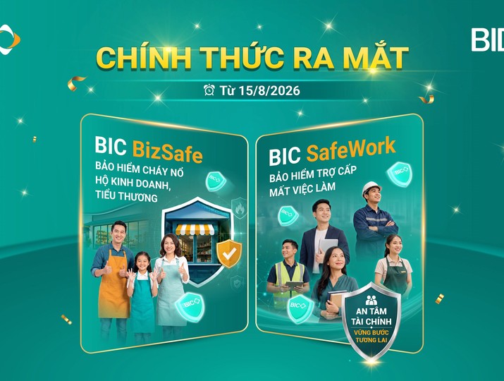 BIC ra mắt bộ đôi sản phẩm mới, “điểm tựa tài chính” cho hộ kinh doanh và người lao động