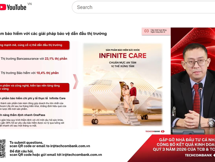 Techcom Life dẫn đầu kênh bancassurance, đạt 23% thị phần sau hơn một năm hoạt động