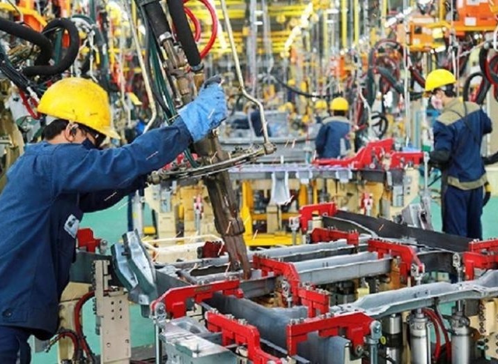 Sản xuất công nghiệp (IIP) tháng 1 tăng 21,5% khi đơn hàng được cải thiện