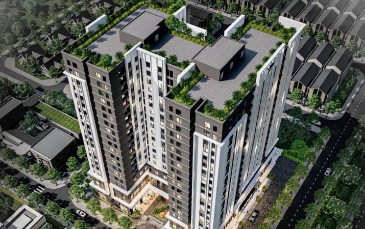 Phối cảnh dự án nhà ở xã hội Tân Lập.