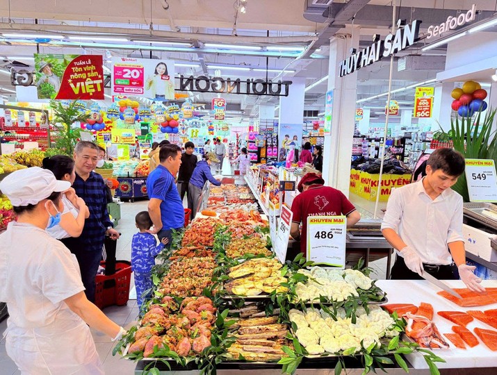 Các sản phẩm tươi sống chất lượng cao được phục vụ tại WinMart 