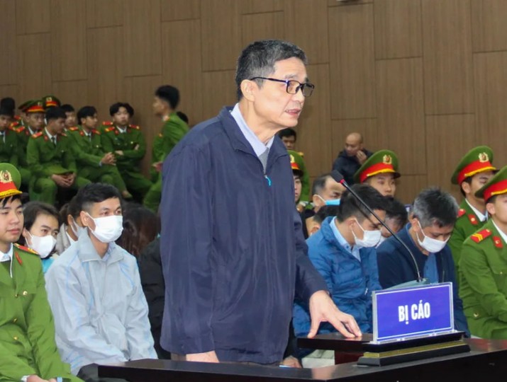 Bị cáo Nguyễn Thanh Phong, cựu Cục trưởng Cục An toàn thực phẩm Bộ Y tế.