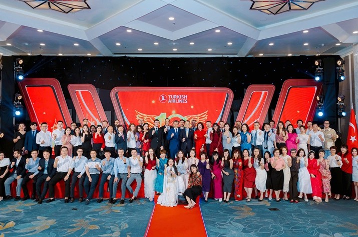 Đại biểu tại lễ kỷ niệm 10 năm Turkish Airlines tại Hà Nội.