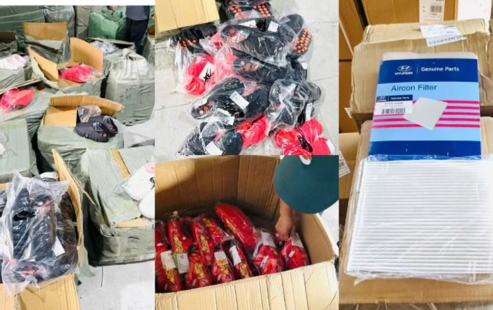 Tang vật bắt giữ tại cửa khẩu quốc tế Trà Lĩnh.