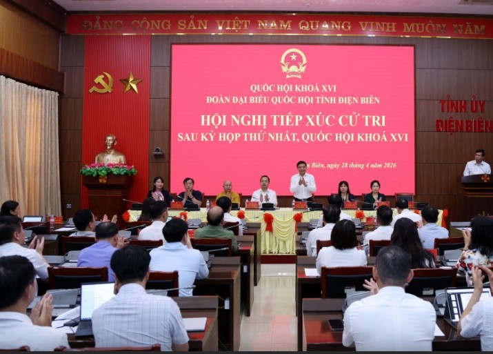 Phó Thủ tướng Nguyễn Văn Thắng tiếp xúc cử tri thông báo kết quả Kỳ họp thứ Nhất, Quốc hội khóa XVI - Ảnh: VGP.