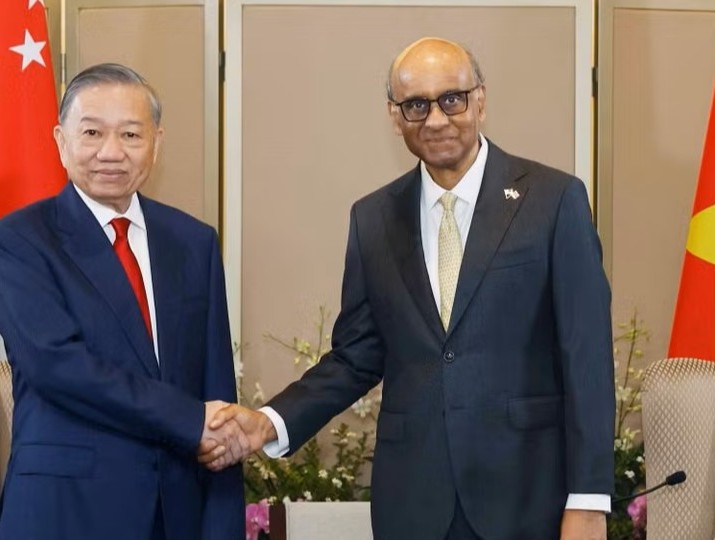 Singapore đón Tổng Bí thư, Chủ tịch nước Tô Lâm theo nghi thức cao nhất 
