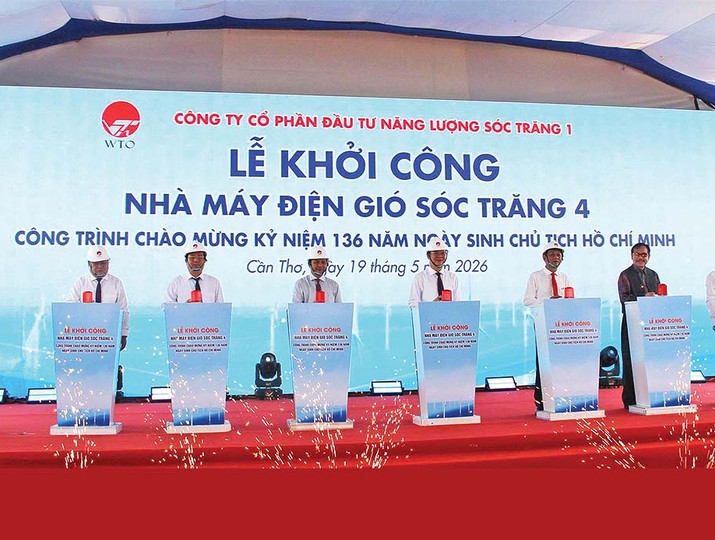 Lễ khởi công Dự án Nhà máy Điện gió Sóc Trăng 4 