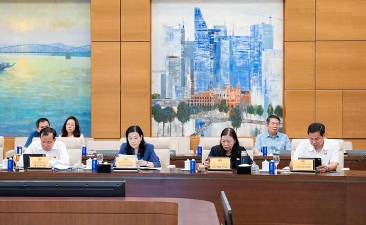 Một phiên họp của Ủy ban Thường vụ Quốc hội.