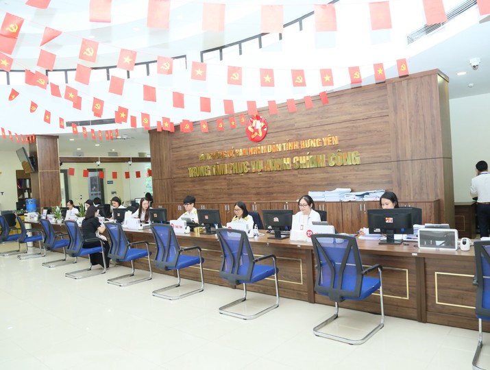 Trung tâm Phục vụ hành chính công tỉnh Hưng Yên.