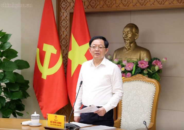 Phó Thủ tướng Hồ Quốc Dũng chủ trì cuộc họp với các bộ, cơ quan liên quan về dự án Luật Đất đai sửa đổi - Ảnh: chinhphu.vn