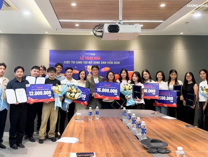 KIS trao giải cuộc thi Content Challenge 2026 dành cho sinh viên