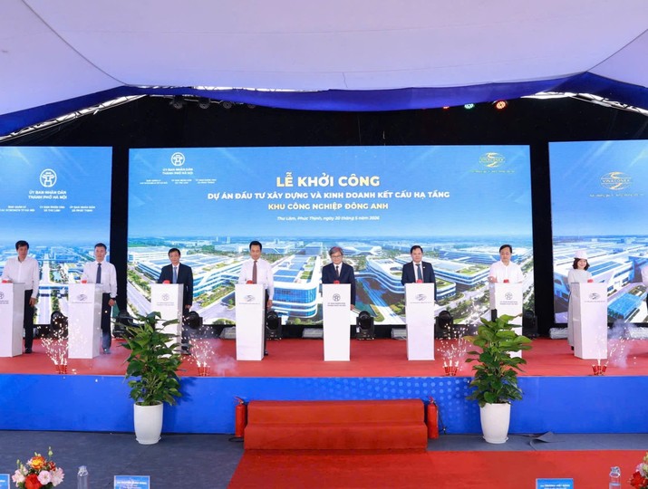 Khởi công Dự án Khu công nghiệp Đông Anh