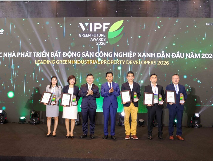 VIPF 2026 vinh danh những đơn vị tạo dấu ấn vì sự phát triển bất động sản công nghiệp xanh
