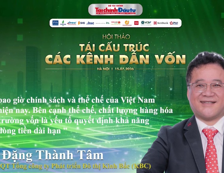 Chủ tịch KBC Đặng Thành Tâm: Chính sách mới hướng tới dòng vốn công nghệ cao và tăng trưởng xanh