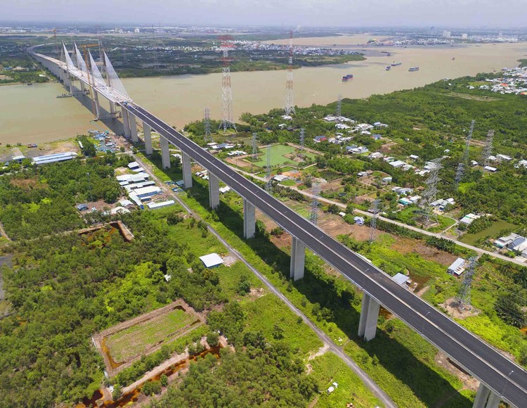 [Ảnh] Diện mạo cao tốc Bến Lức - Long Thành trước ngày thông xe toàn tuyến 
