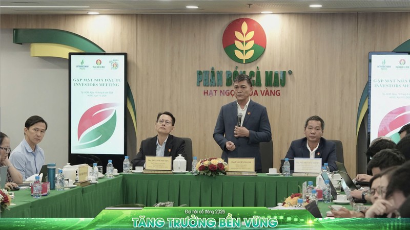 Tổng giám đốc Văn Tiến Thanh phát biểu tại cuộc họp