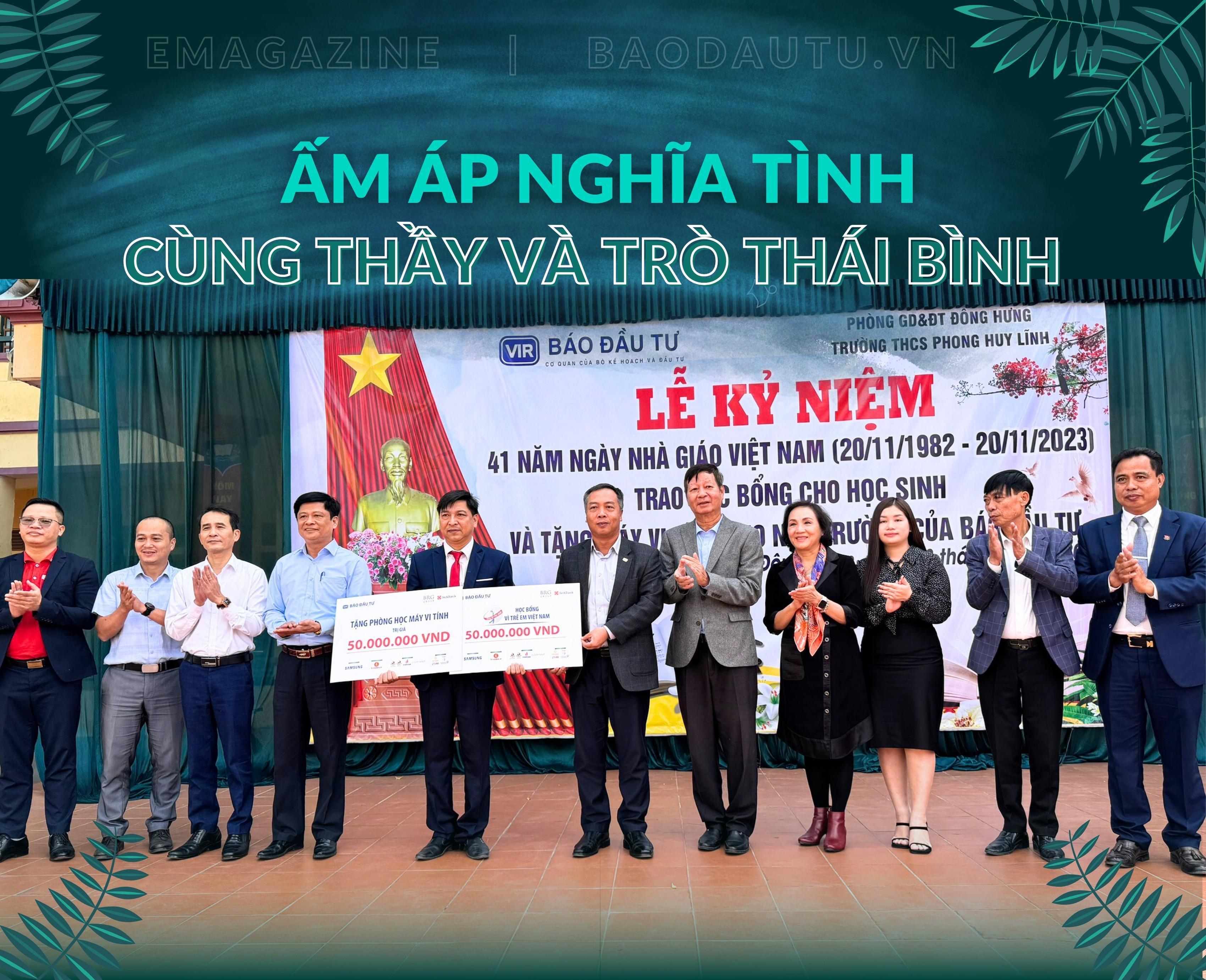 Ấp ám nghĩa tình cùng thầy và trò Thái Bình