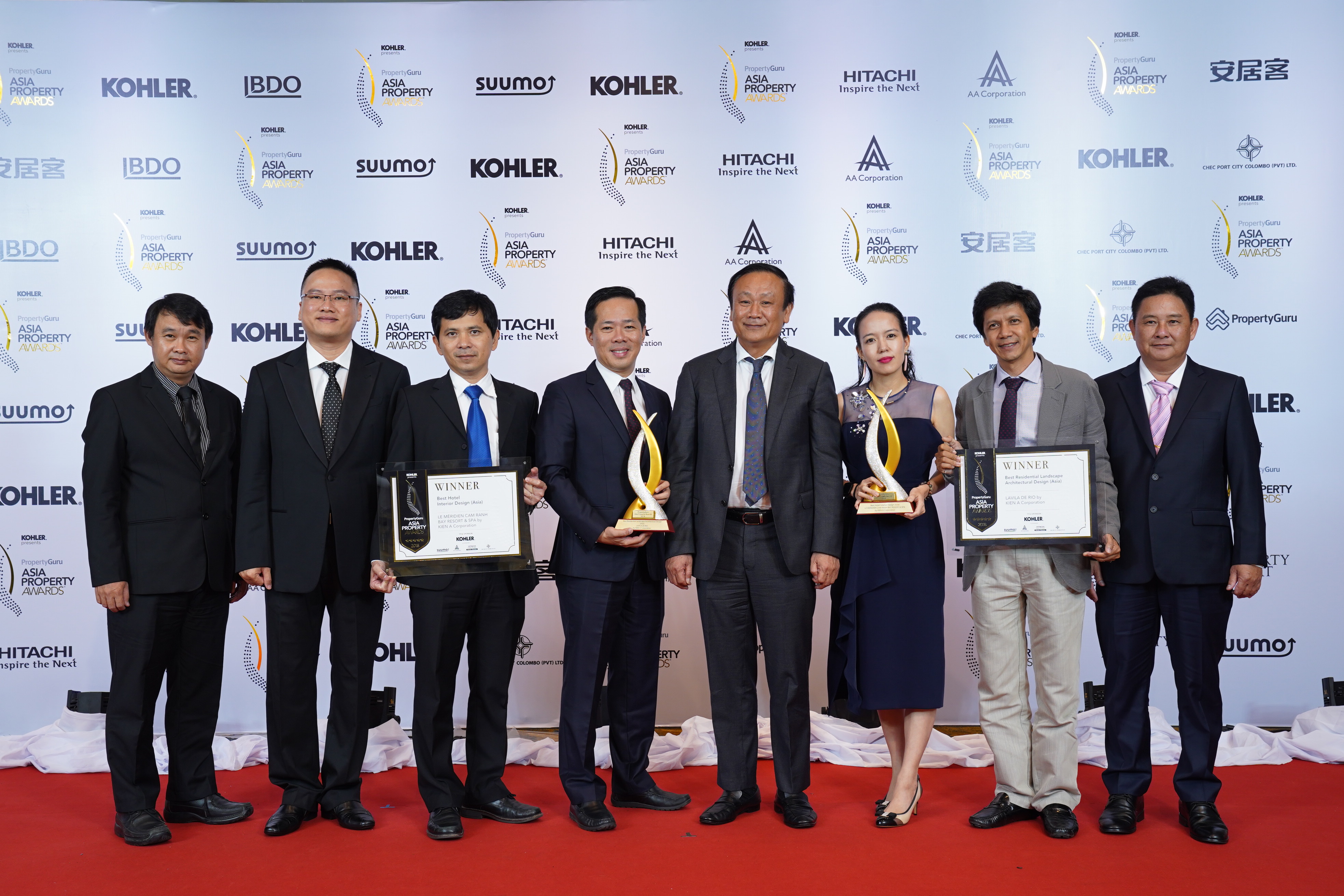 Kiến Á thắng lớn tại Asia Property Awards 2018