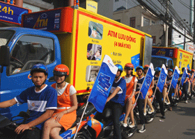 DongA Bank triển khai dịch vụ ATM lưu động 