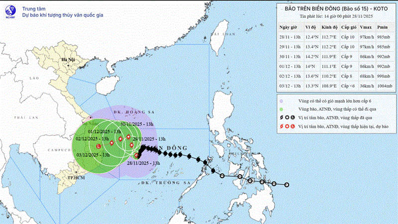 Gia Lai ứng phó với bão số 15 và mưa lũ với tinh thần chủ động cao nhất
