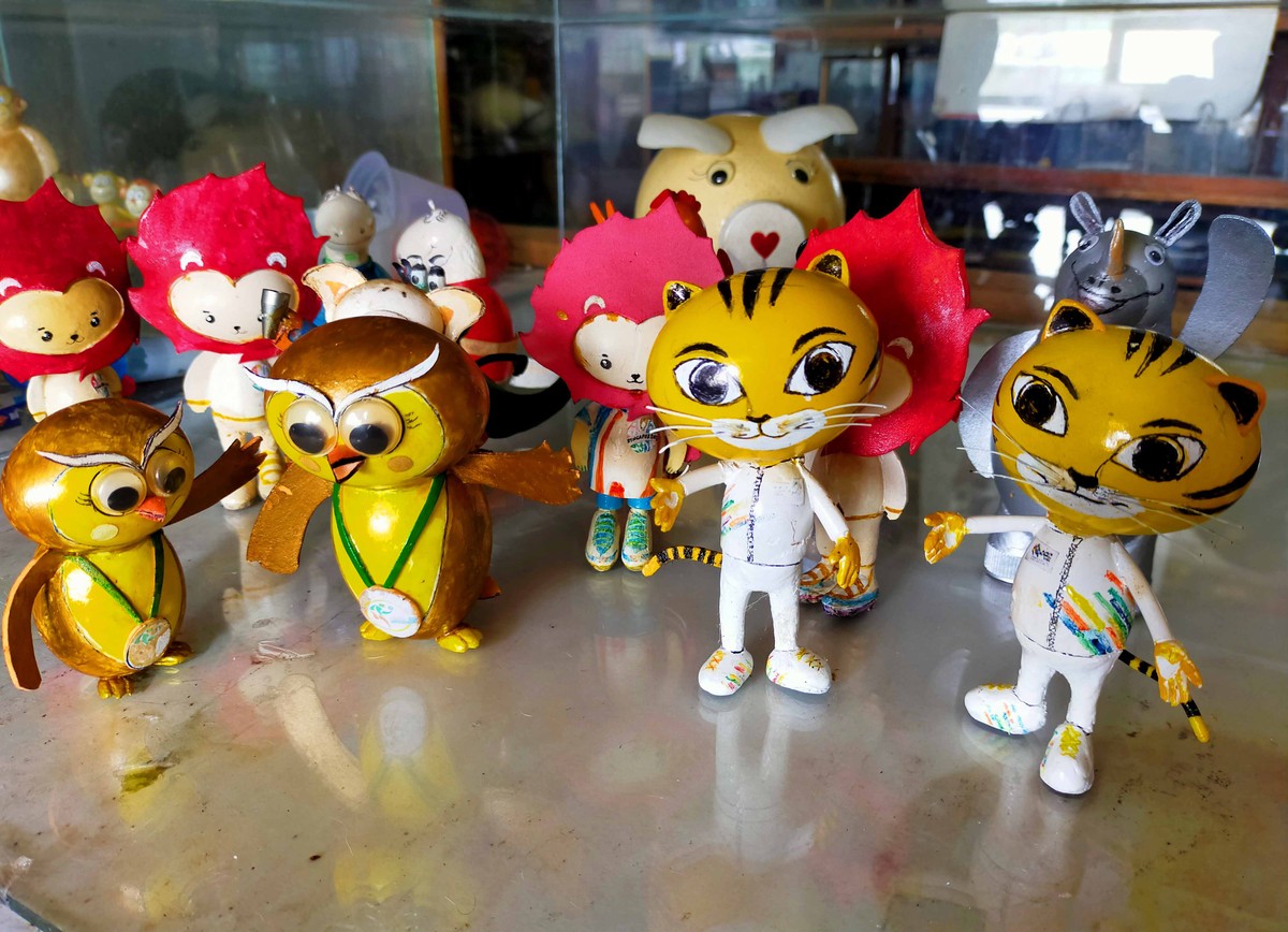 Linh vật Sea Games 30 qua bàn tay kỷ lục gia vỏ trứng của Việt Nam ảnh 4
